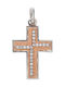 Vitopoulos Women's White Gold Cross 14K