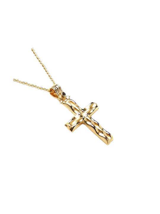 Polytimo Gold Cross 14K with Chain