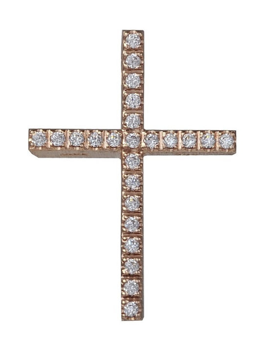 Women's Rose Gold Plated Cross