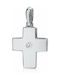 Chrilia White Gold Cross 18K