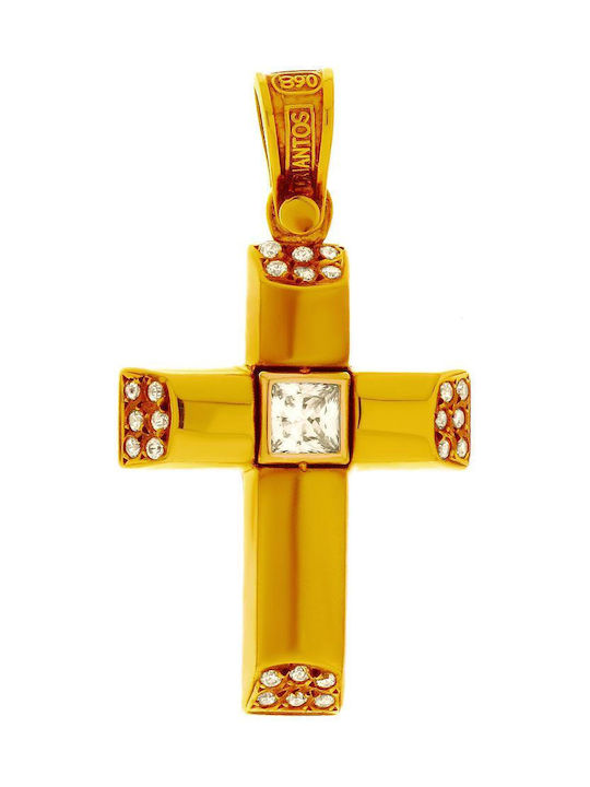 Q-Jewellery Women's Gold Cross 14K