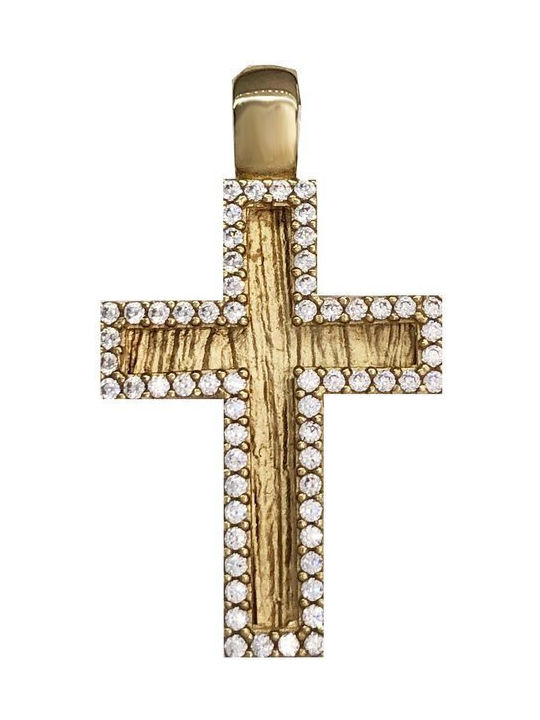 Savvidis Women's Gold Cross 14K