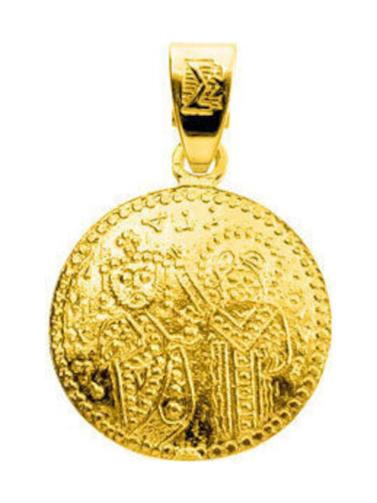 Pendant Kids Talisman Double Sided from Gold 14K FL287A