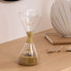 Glass Pencil Case in Beige Color 8x8x19.5cm