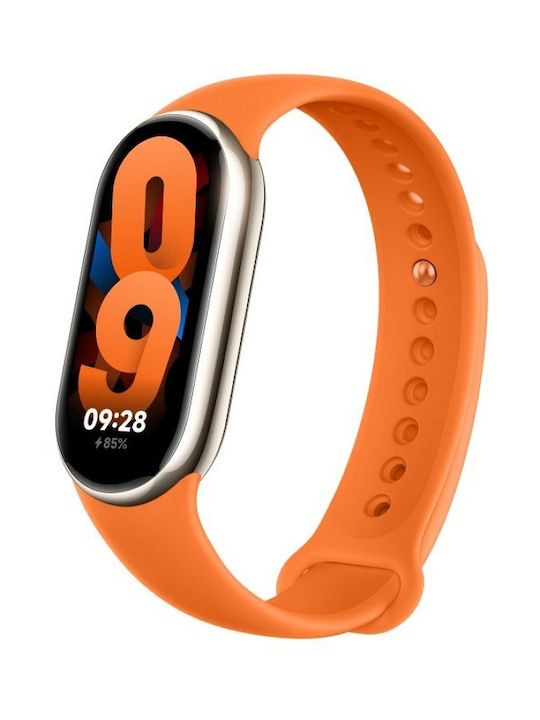 Xiaomi Armband Silikon mit Pin Sunrise Orange (Intelligenter Band 8)