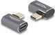 DeLock Converter USB-C male to USB-C female Gray 1pcs 60047