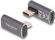 DeLock Converter USB-C male to USB-C female Gray 1pcs 60048