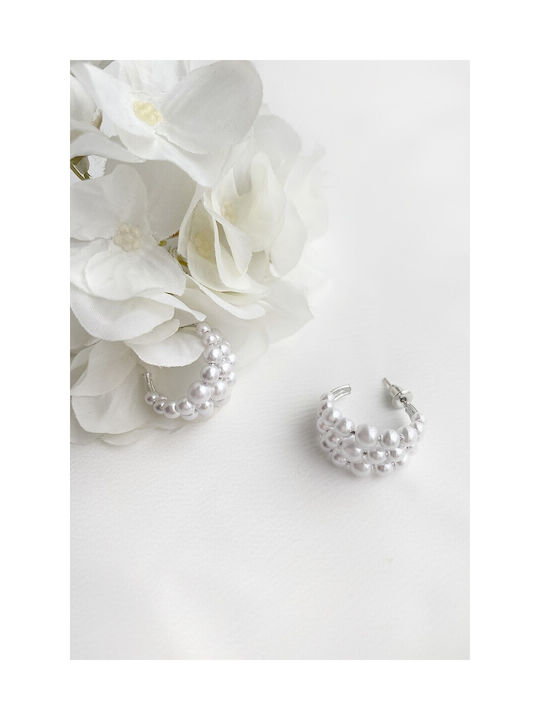 DOT Earrings with Pearls