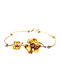 Polytimo Damen Armband aus Gold 14K mit Zirkon