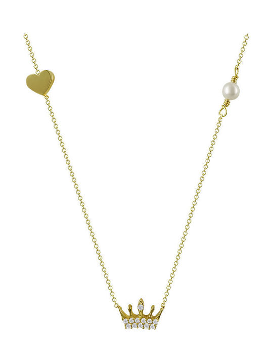 Kiriakos Gofas cu design Tiara din Aur 14K cu Perle