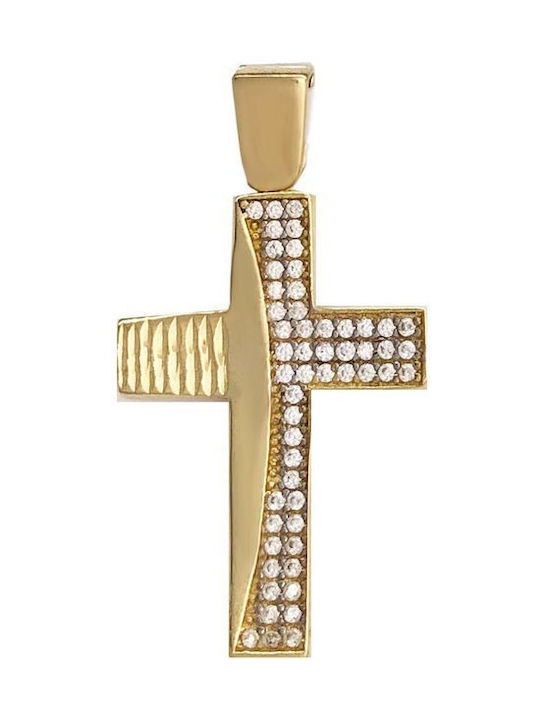 Savvidis Women's Gold Cross 14K