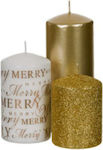 Christmas Gold Candle