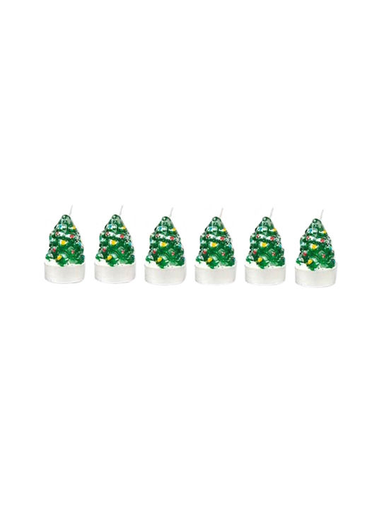 Christmas Green Candle 5pcs