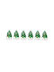 Christmas Green Candle 5pcs