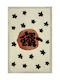Nima Halloween Blackorange Kids Rug Bej 70x110cm