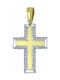 Savvidis Gold Cross 14K with Chain