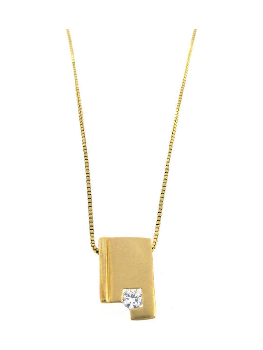 Mertzios.gr Charm aus Gold 14K mit Zirkon
