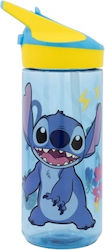 Stor Disney Stitch Kids Water Bottle Stitch Made of Tritan Plastic with Straw Multicolour 620ml Stor Disney Stitch Kids Water Bottle Stitch Made of Tritan Plastic with Straw Multicolour 620ml
