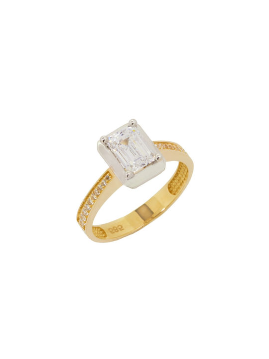 Single Stone from Gold 14K