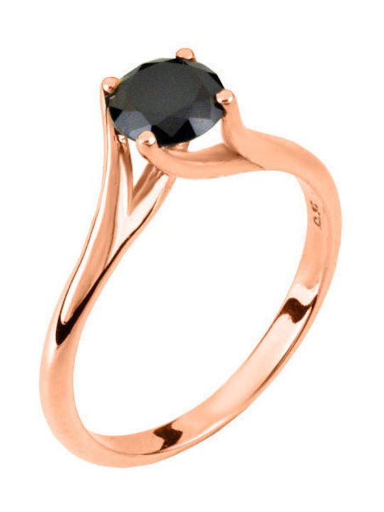 Single Stone from Rose Gold