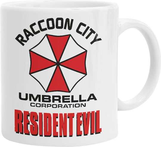 Koupakoupa Resident Evil Чаша Керамично Бяла 330мл