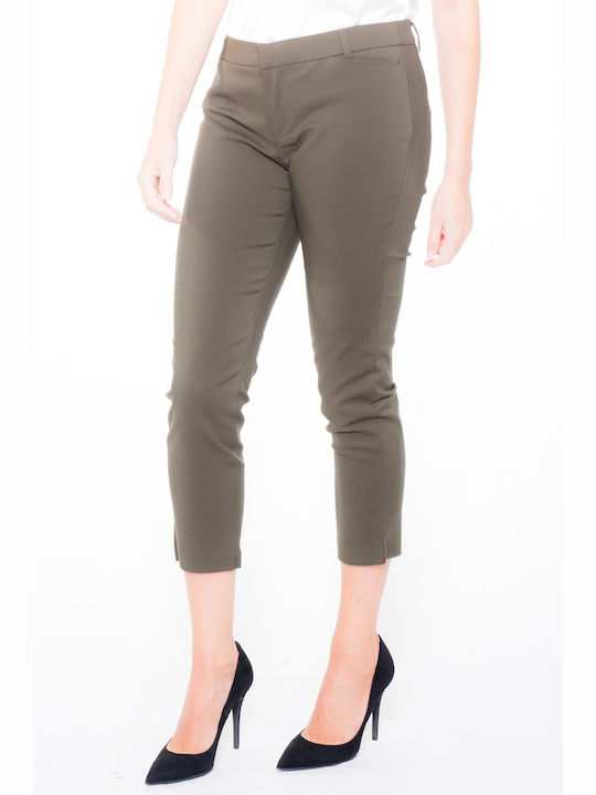 Molly Bracken Dama Tesatura Capri Pantaloni Alb...