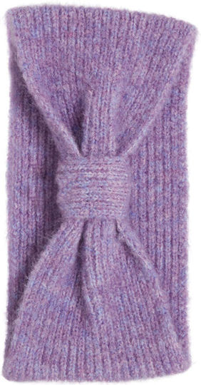 Unisex Headband Πλεκτό σε Μωβ χρώμα