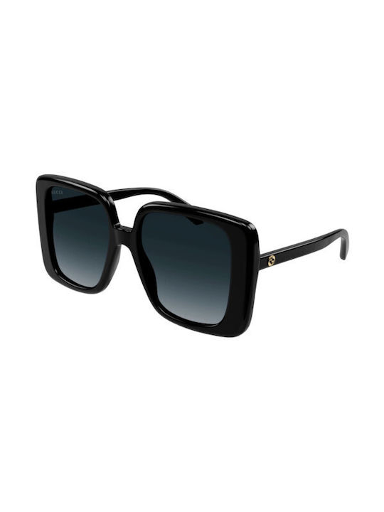 Gucci Слънчеви очила с Черно Пластмасов Рамка и Черно Слънчеви очила Леща GG1314S 001