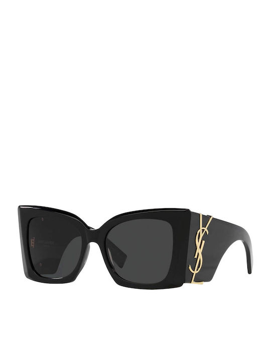 Ysl Unisex Sunglasses with Black Plastic Frame ...