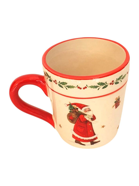 Weihnachts-Becher Weiß Weihnachts- Becher Weiß B13xL11cm. 1Stück