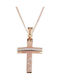 Rose Gold Cross 14K