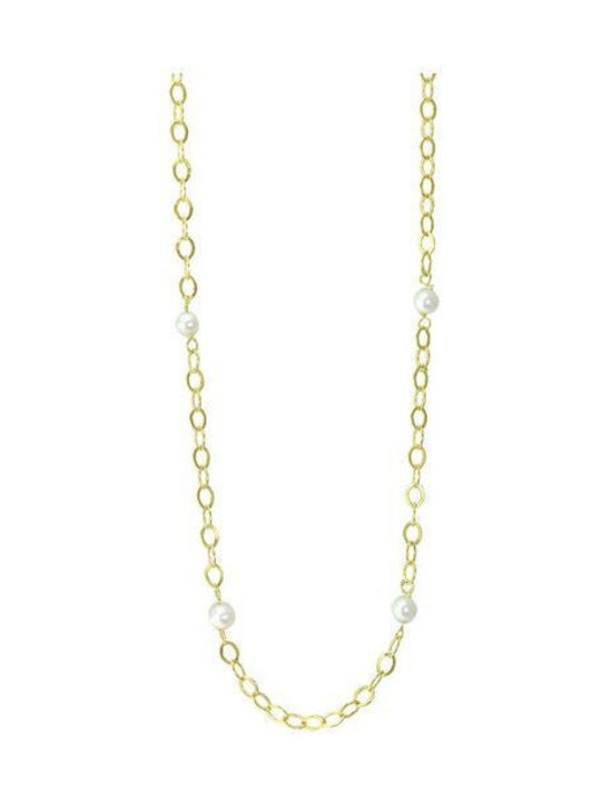 Necklace 14K Gold with Pearls