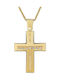 Damenkreuz gold K14 ST_128