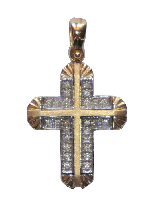 Gold women's cross K14 1112122