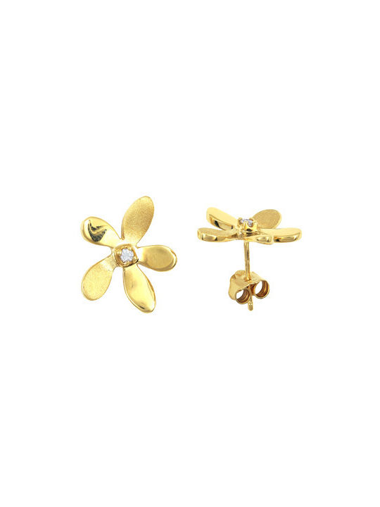 Gold Earrings K14 001155 001155 001155 Gold 14 Carat