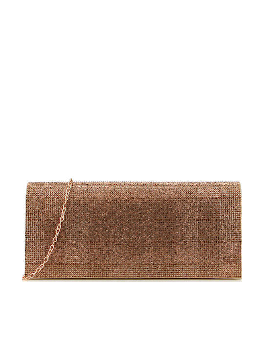 Fratelli Petridi Leather Women's Clutch Gold