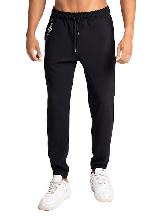 Mrt Martini Men's Sweatpants with Rubber Black