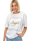 Damen T-Shirt Weiß