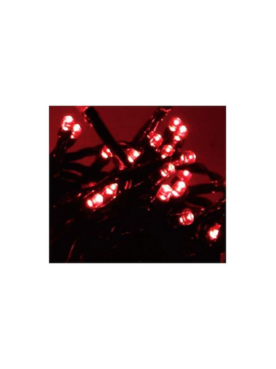 Λαμπάκια LED 5μ. Κόκκινα Μπαταρίας σε Σειρά