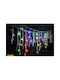 256 Becuri de Crăciun LED Multicolour de tip Curtain Φωτάκια