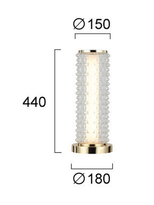Viokef Διακοσμητικό Φωτιστικό LED Θερμό Λευκό 3000K 15εκ.