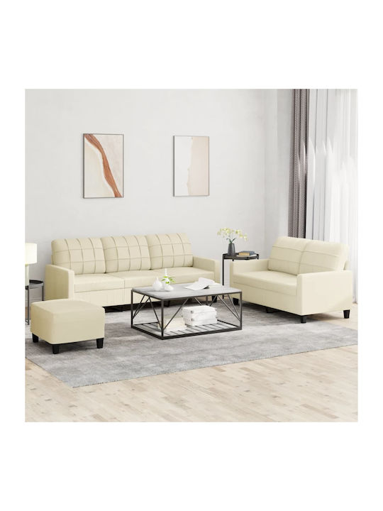 Σετ Σαλονιού 3-Sitzer & 2-Sitzer & Hocker