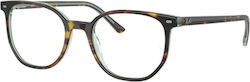Ray Ban Elliot Men's Acetate Frame Brown Tortoi...