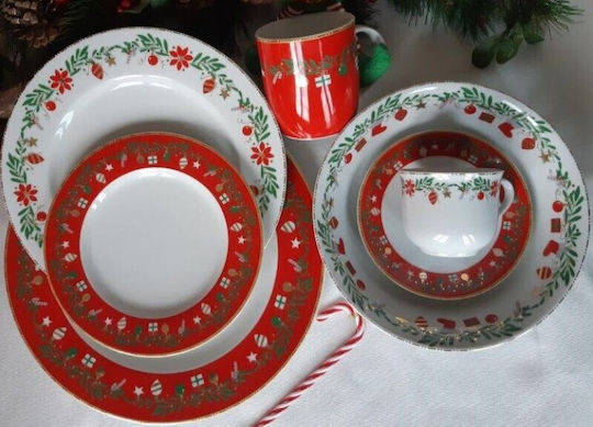 AB Set Christmas Dinnerware Porcelain 20pcs