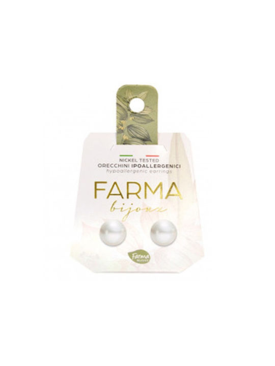 Farma Bijoux Cercei cu Pietre & Perle