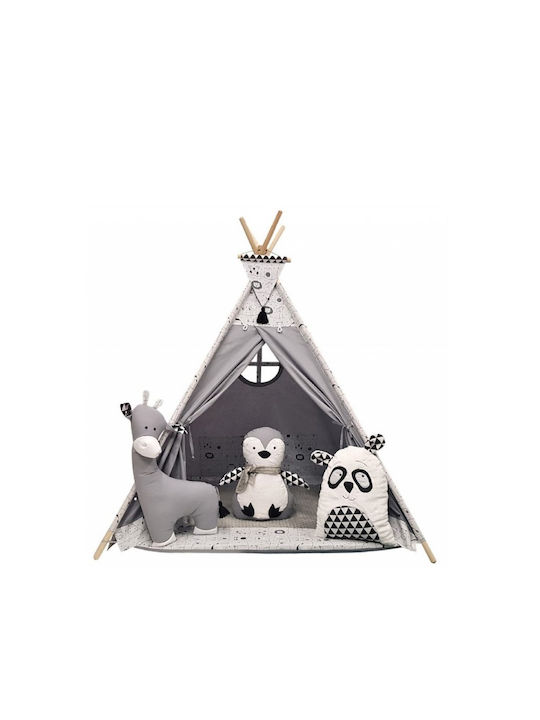 Eli Neli Kids Indian Teepee Play Tent Gray