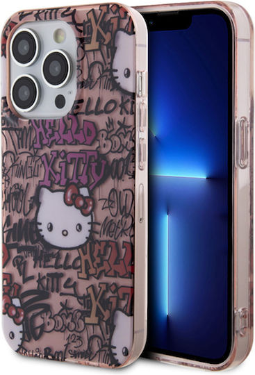 Hello Kitty Задна корица Пластмаса Розов (iPhone 15 Pro)