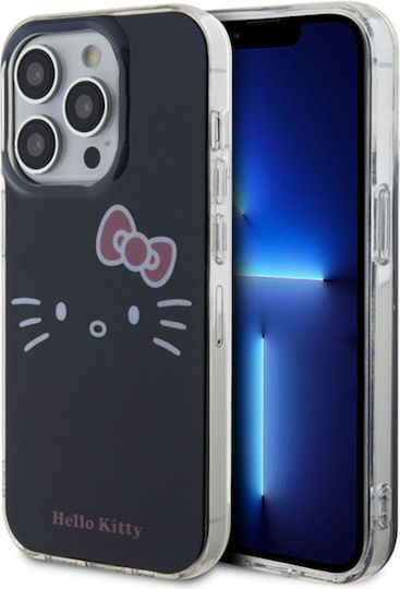 Hello Kitty Задна корица Пластмаса Черен (iPhone 14 Pro)
