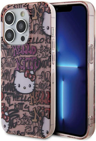 Hello Kitty Задна корица Пластмаса Розов (iPhone 13 Pro)