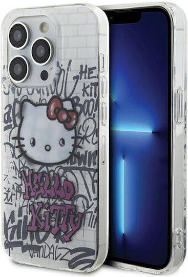 Hello Kitty Задна корица Пластмаса Бял (iPhone 13 Pro)